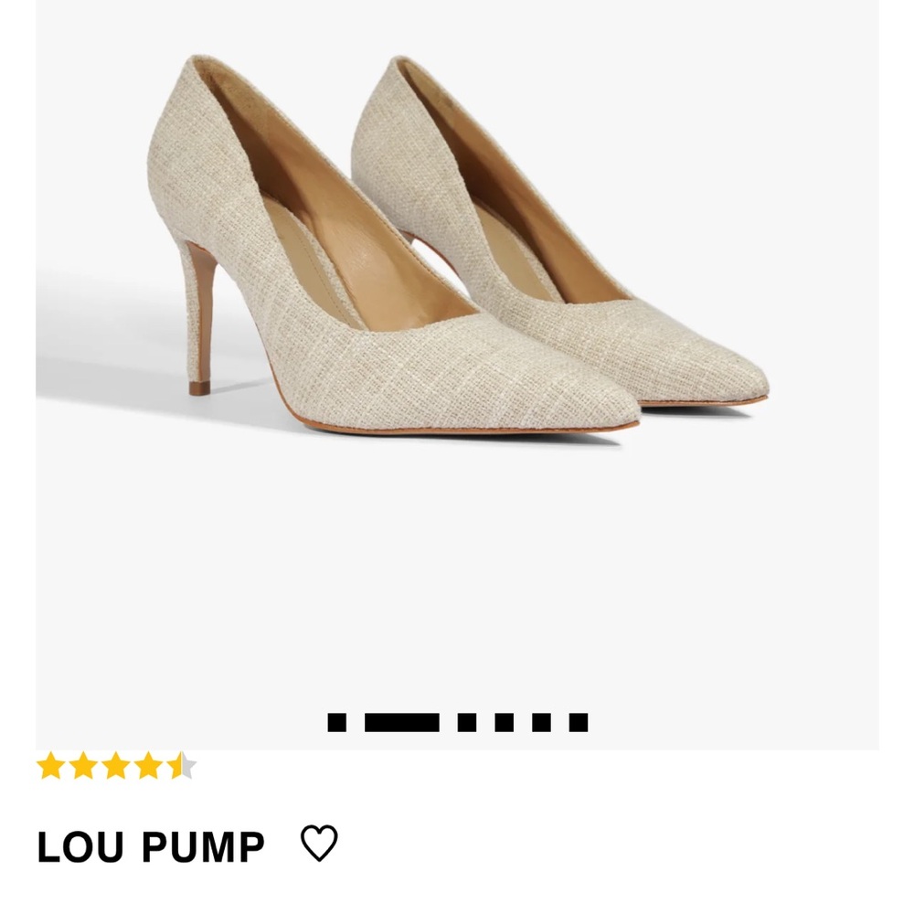 SCHUTZ Lou Pump Cream Heels